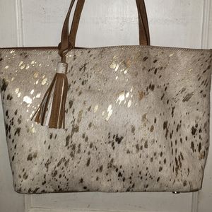 Chicos Cowhide Tote